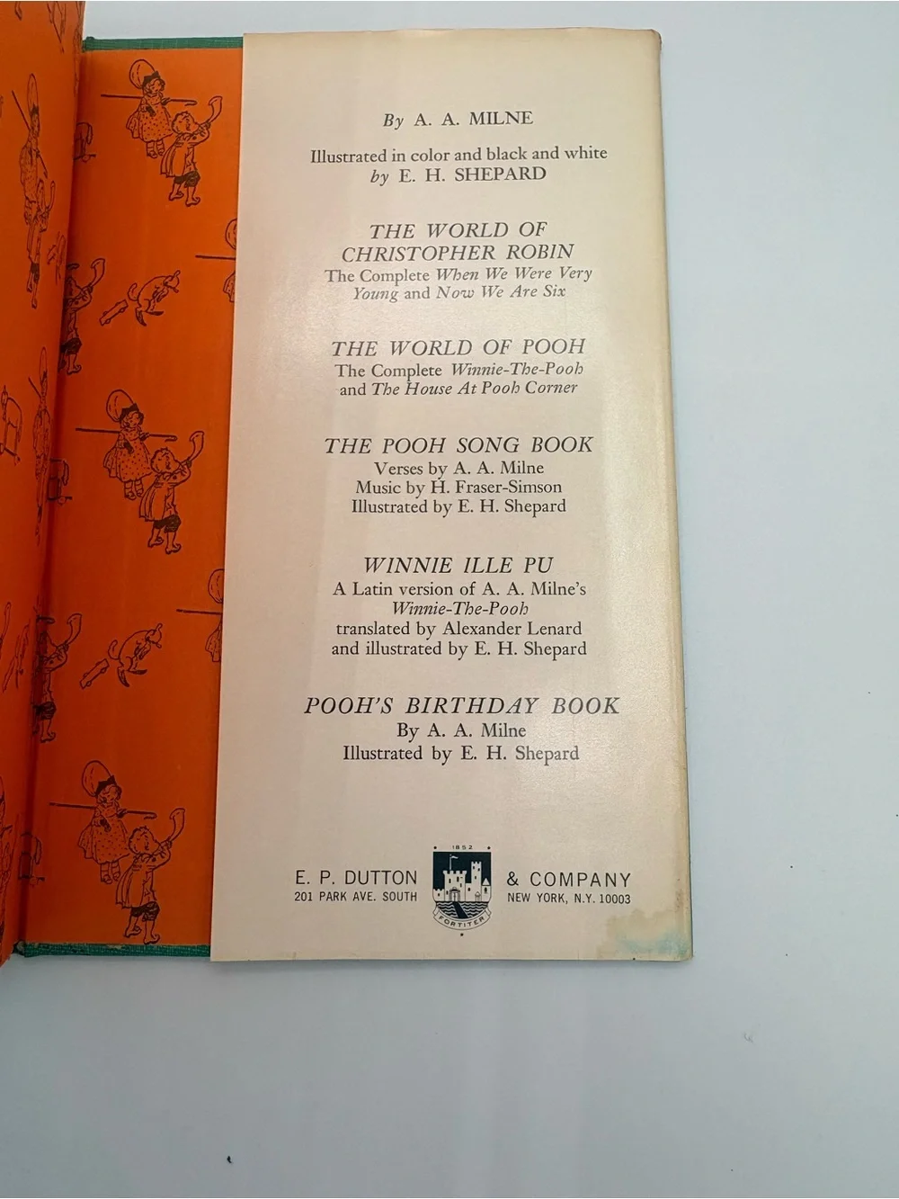 Vintage A. A. Milne Set — When We Were Very Young & Now We Are Six (Green, Teal) - Picture 12 of 13